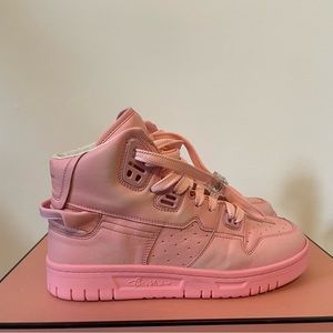 Bubble gum pink Acne Studios high tops.